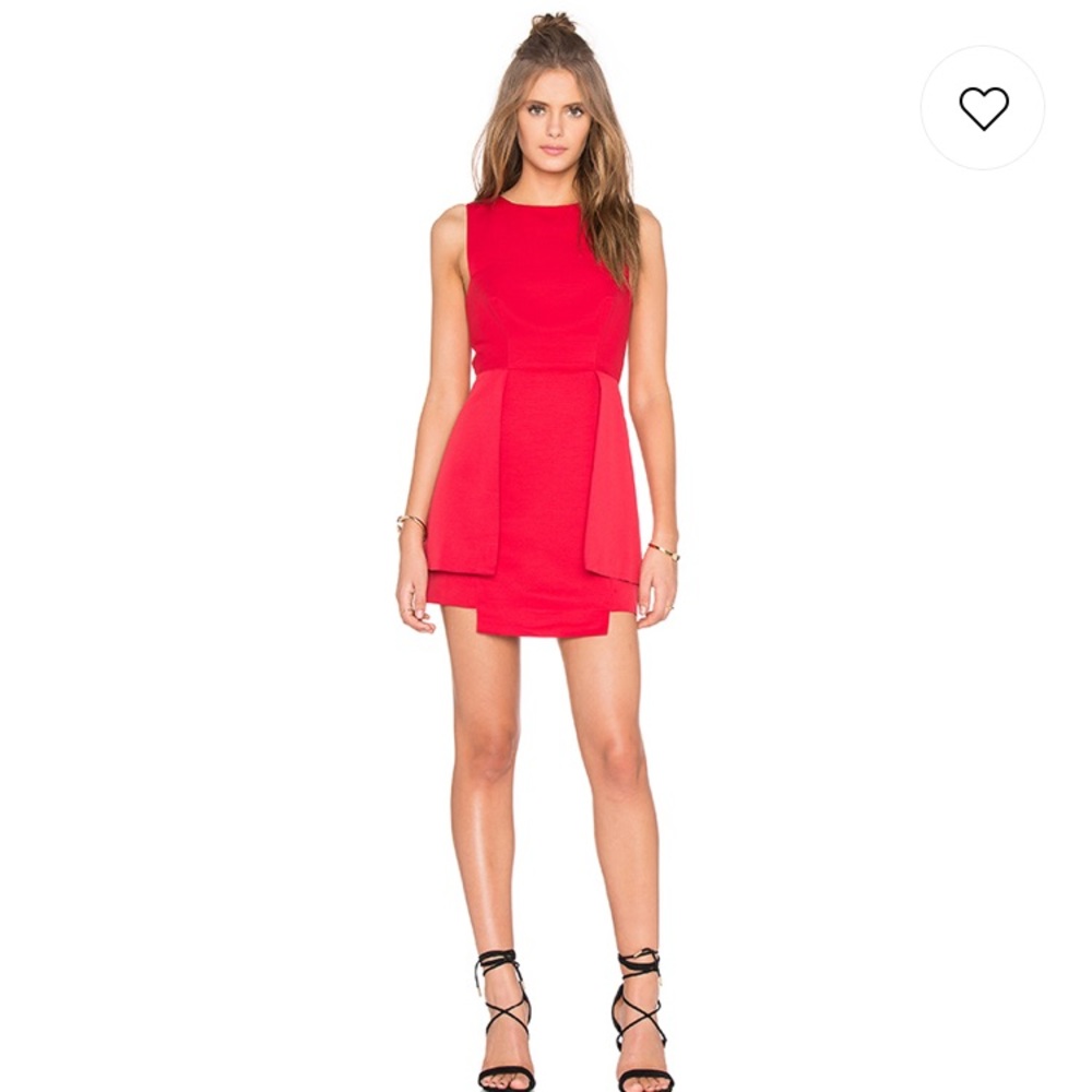 Red Finders Keeper Cocktail Dress. Worn Once